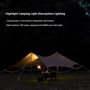 LED Camping String Light USB Charging Lantern 2000mAh, IPX4 Waterproof, Rechargeable Flashlights