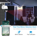 PTZ 360 Solar Security  Camera