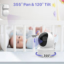 5-Inch Video Baby Monitor with Night Vision & Two-Way Talk