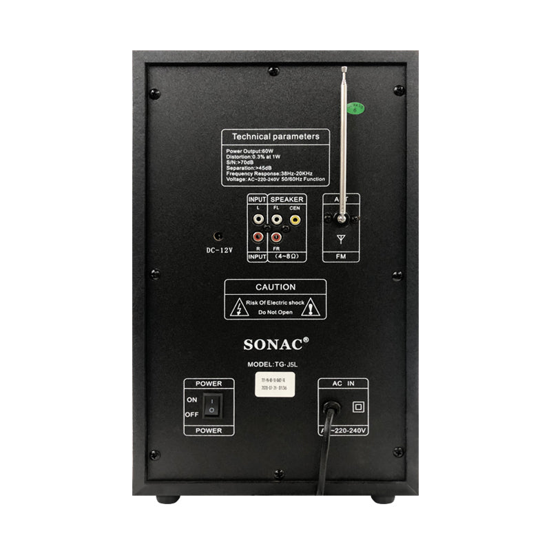 SONAC TG-J5L HI-BASS Sub-woofer 5.1 System Speaker