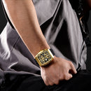 NAVIFORCE  Square Silicone Strap Watch Luxury Quartz