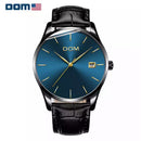 DOM Men's Fashion Quartz Watch - Stainless Steel, Waterproof