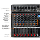 Professional Performance 8CH Mixer