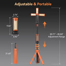 9000mAh Rechargeable Outdoor Camping Light Stand Battery Powered String Lights for Hiking & Outdoor Activities
