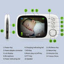 Video Baby Monitor with 3.5-Inch LCD Screen – Night Vision & Two-Way Audio