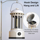 Waterproof Camping Light Rechargeable Led Lantern Energy-Saving Portable Dimmable Cob Bulb 360-degree Coverage Perfect for Hiking Trips Power Outages White