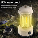 Waterproof Camping Light Rechargeable Led Lantern Energy-Saving Portable Dimmable Cob Bulb 360-degree Coverage Perfect for Hiking Trips Power Outages White
