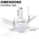 Mini ceiling fan light