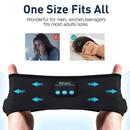 Soft Sleeping Wireless Music Sport Headbands - Black