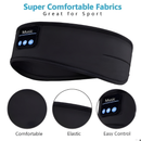 Soft Sleeping Wireless Music Sport Headbands - Black