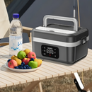 Cordless Electric Lunch Box for Adults, 8000mAh Rechargeable Auto Heated Lunch Box, 1L Portable Self-Heating Food Warmer for Office, Picnic, Car & Outdoor Use