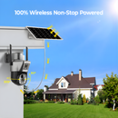 V380 Pro Dual Lens Alarm Linkage 6MP Solar Battery Powered Wifi Ptz Camera Outdoor Wireless CCTV 4g Sim Card Solar Camera