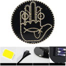 2-in-1 LED Hand Gesture Light Sign - Back Window Smiling Face Expression