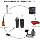 Wireless XLR Transmitter and Receiver, 2.4GHz Wireless Microphone