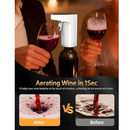 S18 Electric Wine Aerator Dispenser Intelligent Electronic Wine Decanter White