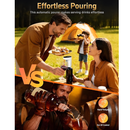 S18 Electric Wine Aerator Dispenser Intelligent Electronic Wine Decanter White