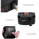 Universal DC Power Adapter Charger with 6 plugs