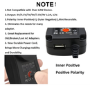 Universal DC Power Adapter Charger with 6 plugs