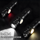 Rechargeable Flashlight COB + LED Torchlight