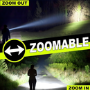 Rechargeable Flashlight COB + LED Torchlight