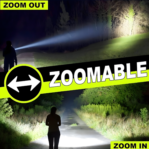 Rechargeable Flashlight COB + LED Torchlight