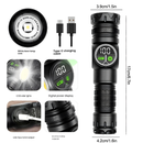 Rechargeable Flashlight COB + LED Torchlight