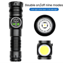 Rechargeable Flashlight COB + LED Torchlight