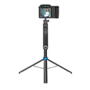 Premium Bluetooth Selfie Stick w/ 1.75m Quadpod, Camera Mount, Stabilizer, V5.2 Remote (K22)