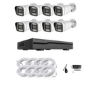 8 channel poe colour night vision