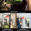 Motion Sensor Doorbell, Door Chime for Business Entry, Store Welcome Buzzer Monitor rechargeable