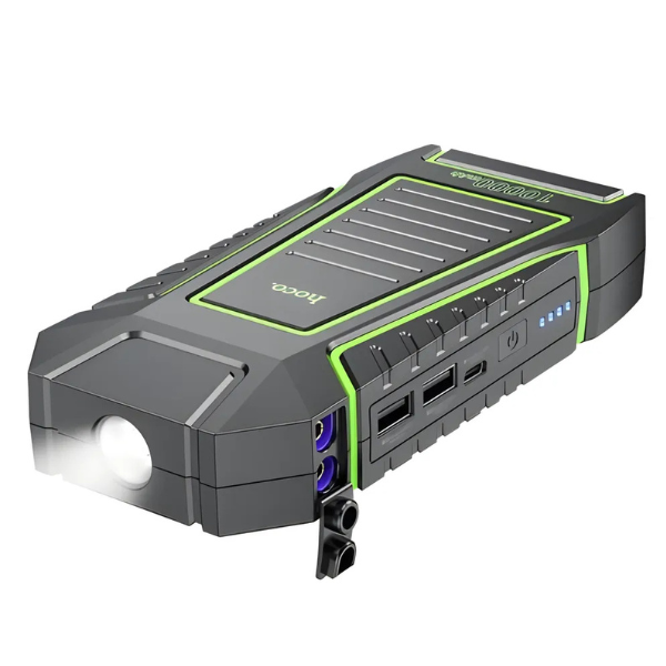 Portable Smart Car Jump Starter Power Bank w/ LED Light (10000mAh) (QS1)