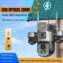 HiEasy SiteGuard Pro 8MP Solar AI PTZ Camera – 50X Zoom Security System