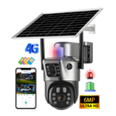 V380 Pro Dual Lens Alarm Linkage 6MP Solar Battery Powered  Ptz Camera Outdoor Wireless CCTV 4g Sim Card Solar Camera