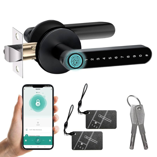 Smart Fingerprint Door Handle  Lock