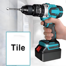 21V Cordless Electric Brushless Impact Drill Set