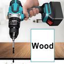 21V Cordless Electric Brushless Impact Drill Set