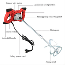 Electric Mixer Cement Mixer Paint Mortar Coating Stirring Machine 2100W