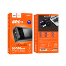 65W PD+QC Power Bank w/ LED % Display, Torch Light (50000mAh) (DB81A)