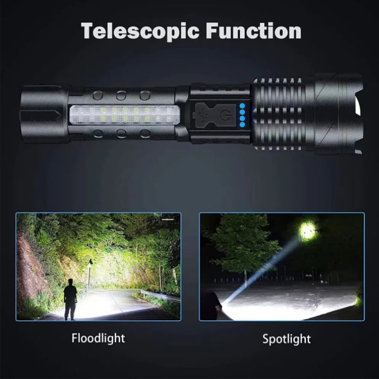 1500 Lumens Handheld  Rechargeable Led Flashlight TORCH