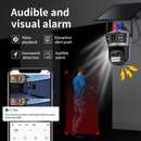 Dual-Lens WiFi Solar PTZ Security Camera, 24×7 Recording, 10X Zoom, Night Vision