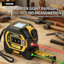 Laser Tape Measure 4 in 1 Digital Measuring Tape with 60m Laser Light and 5m Metric Laser Cross Line