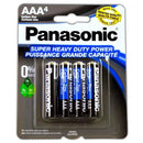 Panasonic AAA Batteries Super Heavy Duty Power Carbon Zinc Triple A Battery 1.5v