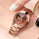 ORUSS watch Waterproof steel belt Ladies Quartz Watches