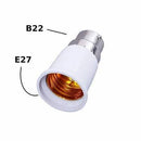 B22 to E27 Light Bulb Adapter – Bayonet Pin to Edison Screw Converter Lamp Holder