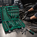 Set of 216pcs Hand Mechanic Socket Ratchet Wrench Combination Tool Kit 216 in 1