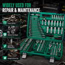 Set of 216pcs Hand Mechanic Socket Ratchet Wrench Combination Tool Kit 216 in 1