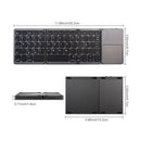 B033 Mini Foldable Bluetooth Keyboard with Touchpad