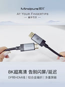 Mindpure DisplayPort to HDMI Cable – 8K Ultra HD High-Speed Cable