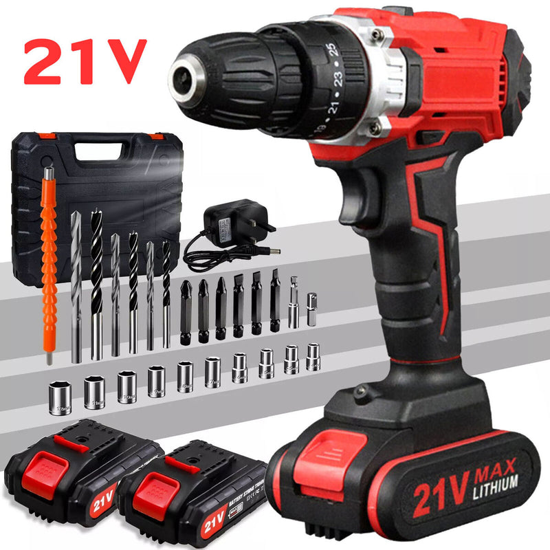 KD 21v Power Tools Electric Drill Electric Drill Impact Set - 21v