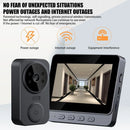 Wireless Video Doorbell  Security Camera With 4 3 Screen And HD Resolution
